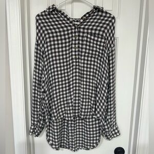 Anthropologie flannel top